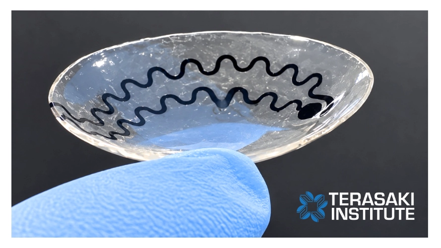 Terasaki Institute Researcher Dr. Yangzhi Zhu Advances Tear Bioelectronics with Smart Contact Lens for Serotonin Monitoring 